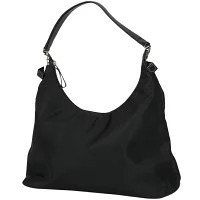 Salvatore Ferragamo Shoulder Bag Hobo Canvas Black